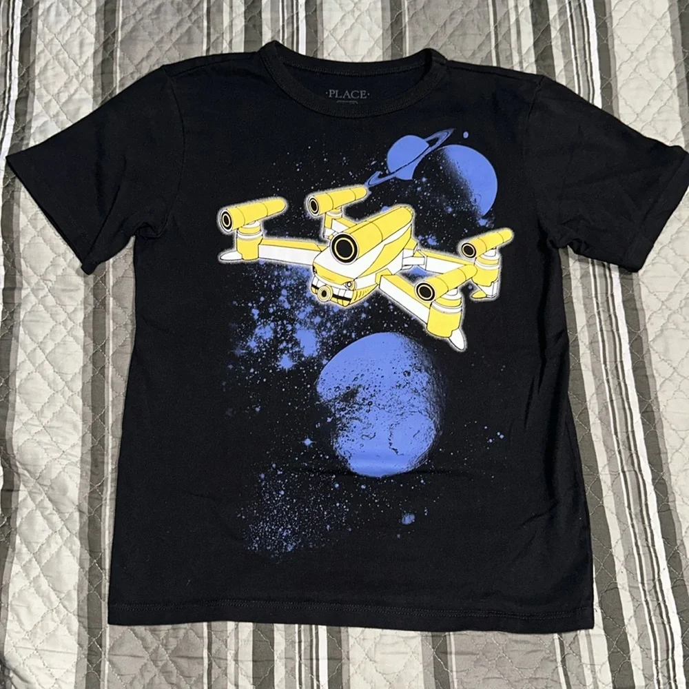 The Children’s Place Kid Boy Drone Short Sleeve Graphic Shirt